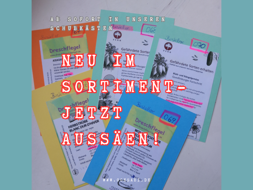 Wir haben neue Sorten für euch!