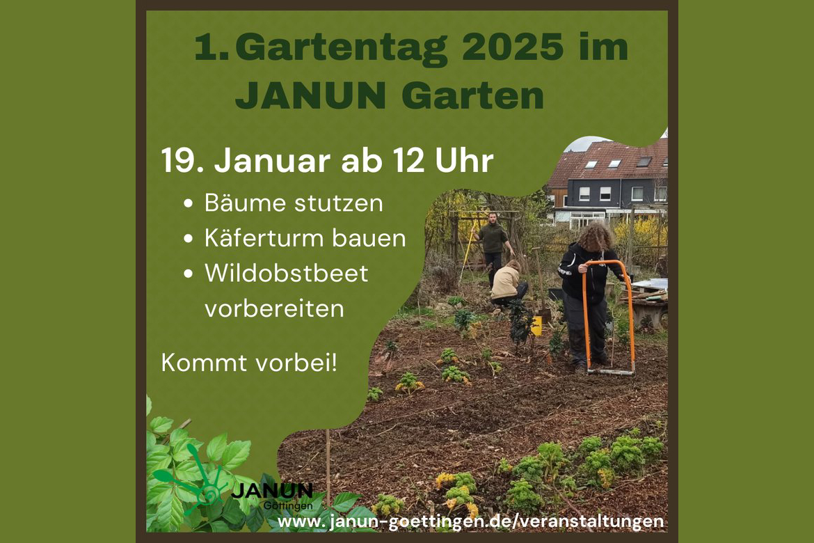 Erster Janun Gartentag 2025