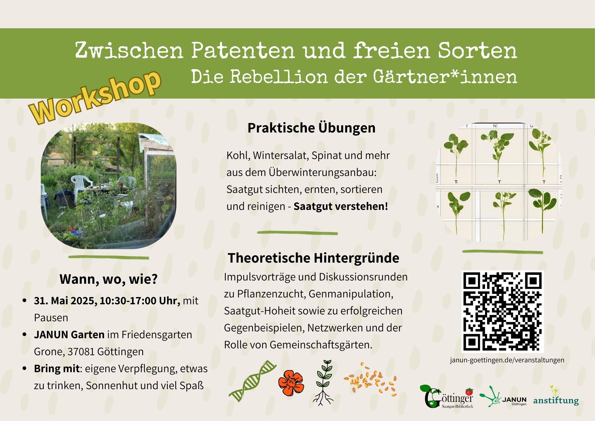 Poster Saatgutworkshop